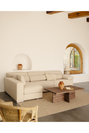 Rectangular Solid Wood Coffee Table | Decowood Tena | Oroa.com