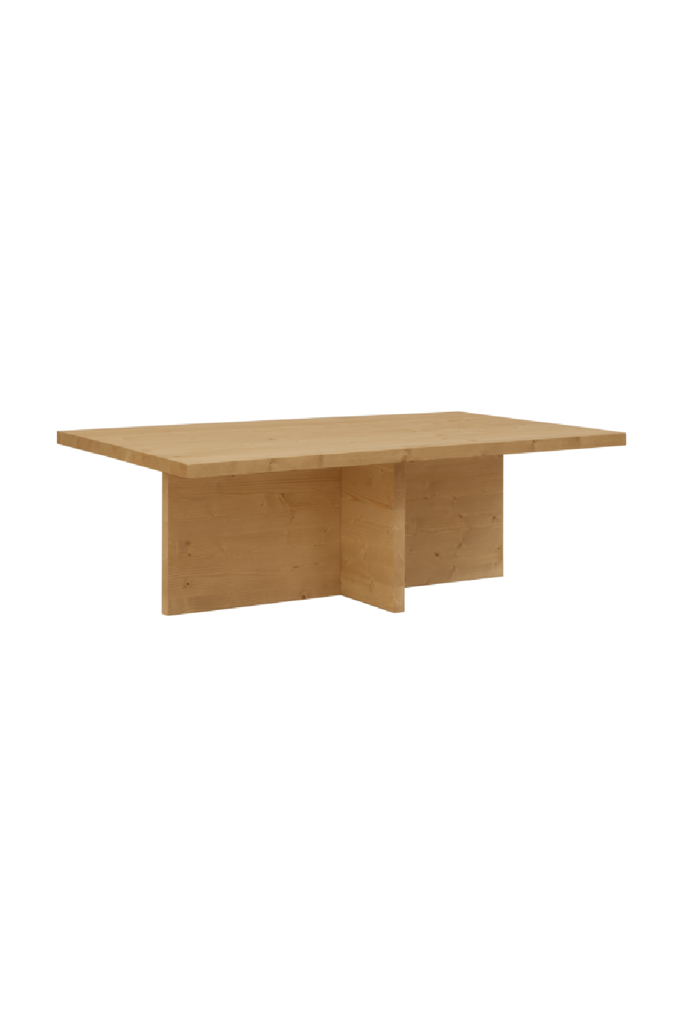 Rectangular Solid Wood Coffee Table | Decowood Tena | Oroa.com