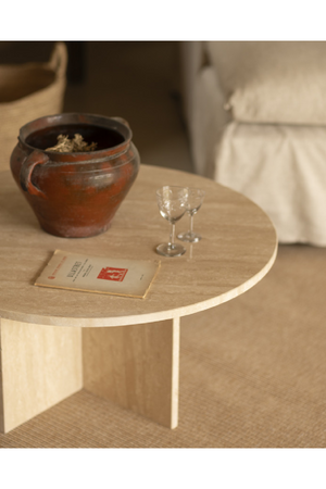 Round Marble Coffee Table | Decowood Tuscany | Oroa.com