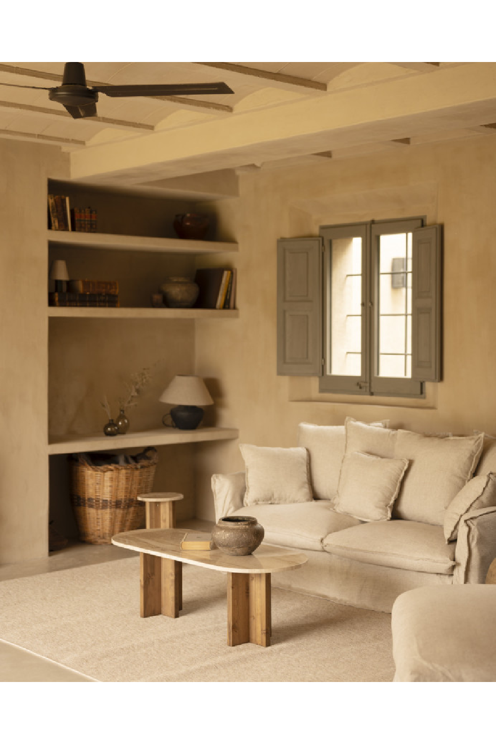 Oval Marble Coffee Table | Decowood Tuscany | Oroa.com