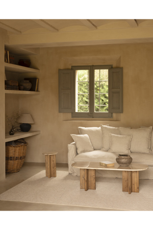 Oval Marble Coffee Table | Decowood Tuscany | Oroa.com