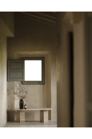 Oval Marble Coffee Table | Decowood Tuscany | Oroa.com