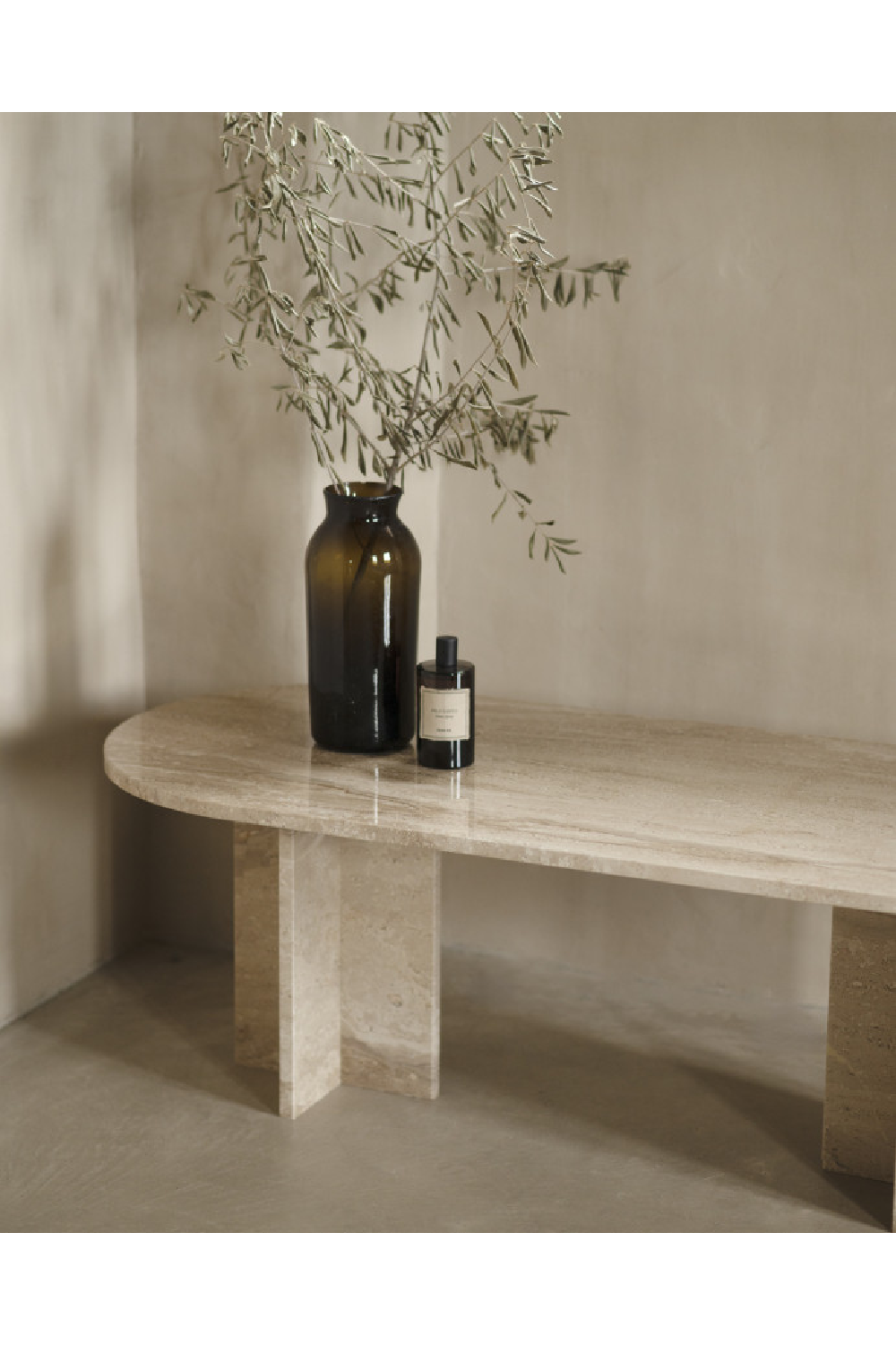 Oval Marble Coffee Table | Decowood Tuscany | Oroa.com