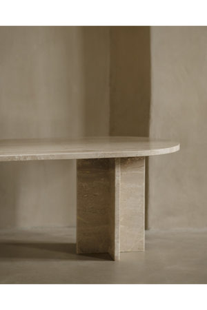 Oval Marble Coffee Table | Decowood Tuscany | Oroa.com