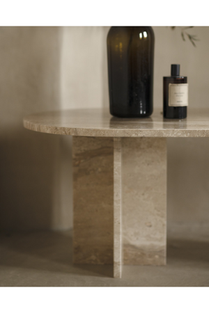 Oval Marble Coffee Table | Decowood Tuscany | Oroa.com