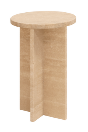 Round Marble Side Table | Decowood Tuscany | Oroa.com