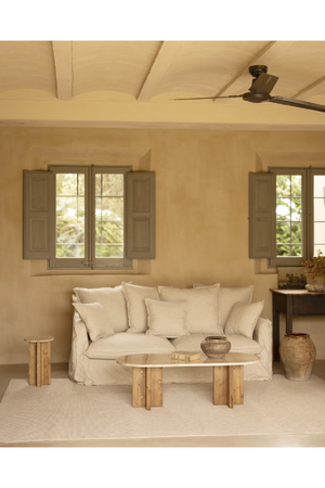 Round Marble Side Table | Decowood Tuscany | Oroa.com