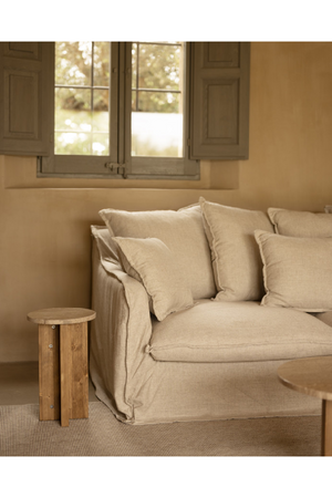 Round Marble Side Table | Decowood Tuscany | Oroa.com