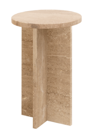 Round Marble Side Table | Decowood Tuscany | Oroa.com