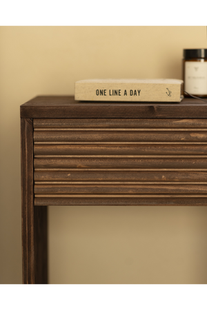 Fluted Drawer Nightstand | Decowood Ubud | OROA.com