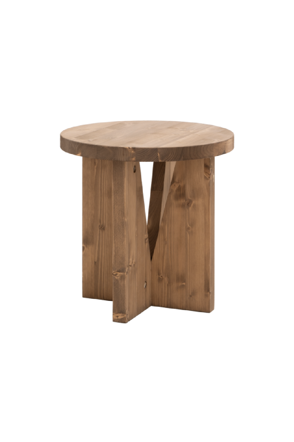 Round Nordic Nightstand | Decowood Vega | OROA.com