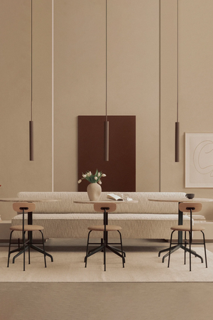 Short-Back Upholstered Seat Dining Chair | Audo Copenhagen Afteroom | Oroa.com