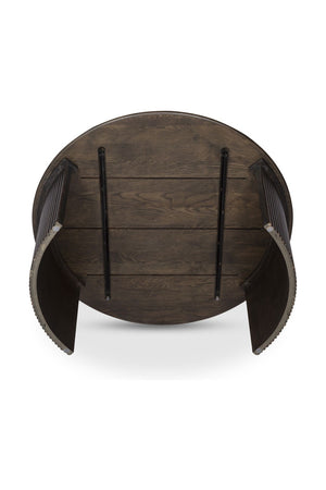 Oak Fluted Base Coffee Table | Novi Living Penny