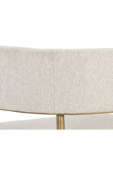 Modern European furniture - Antique Brass Legs Lounge Chair - www.oroa.com
