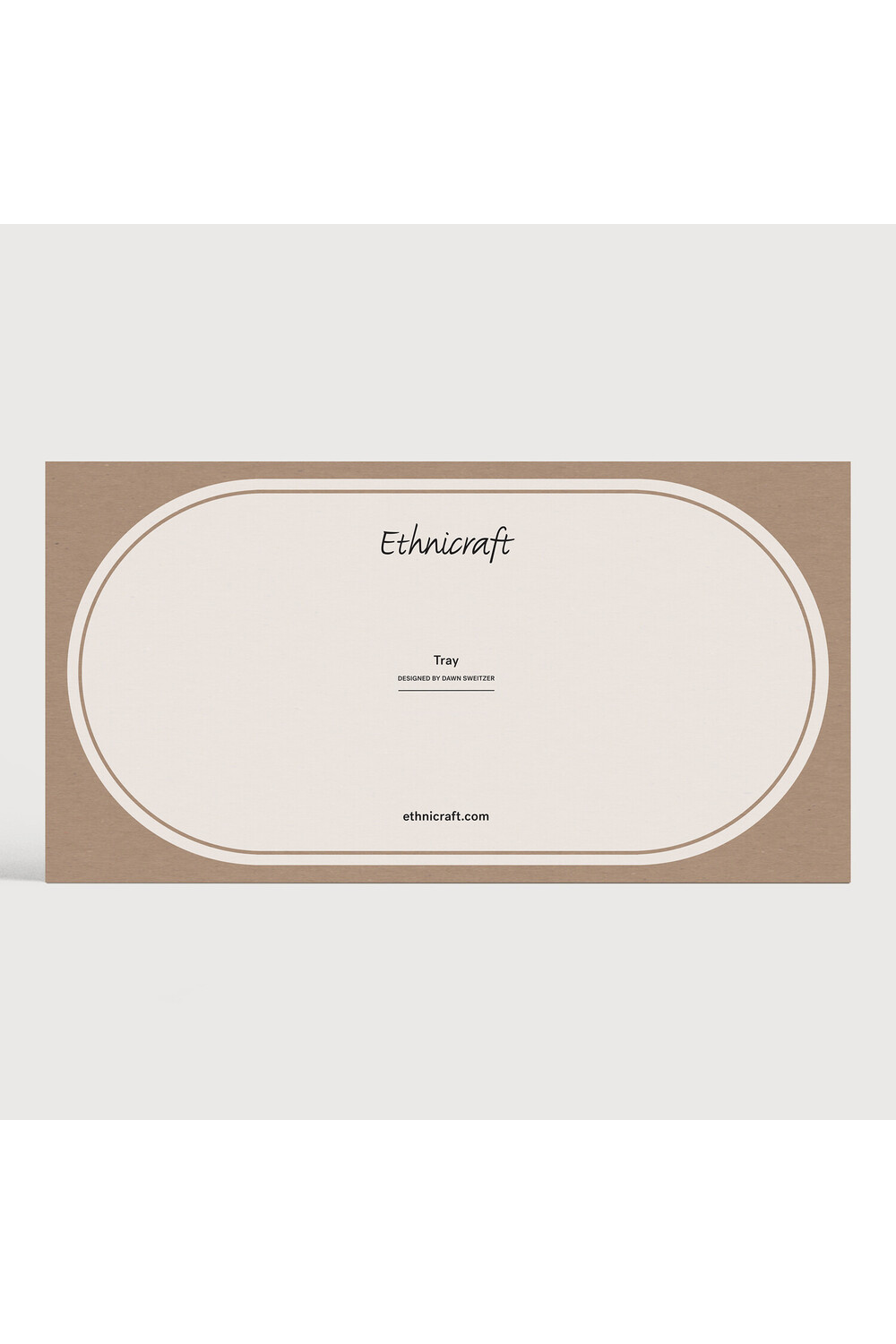 Oblong Printed Glass Tray (M) | Ethnicraft Connected Dots