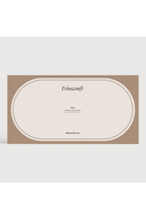 Oblong Hand-Painted Glass Tray | Ethnicraft Organic | OROA.COM