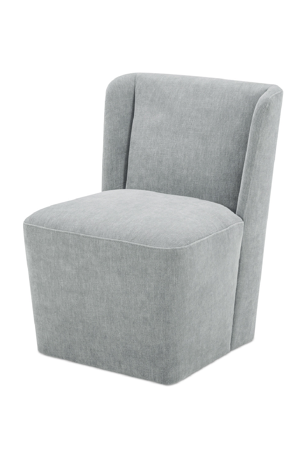 Modern European furniture - Upholstered Rolling Dining Chair - www.oroa.com