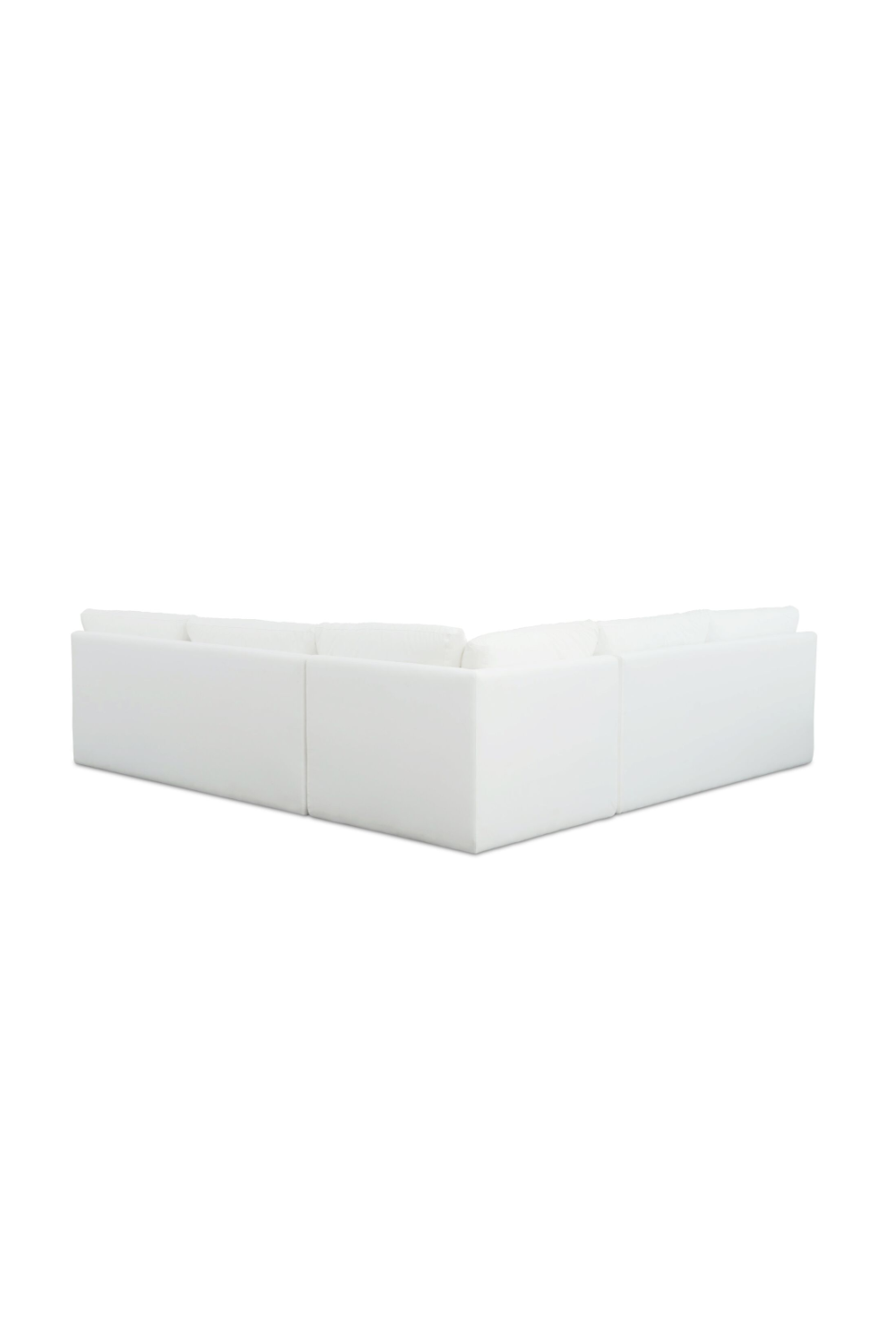 3-Piece White Outdoor Modular Sofa | Novi Living Miles | Oroa.com