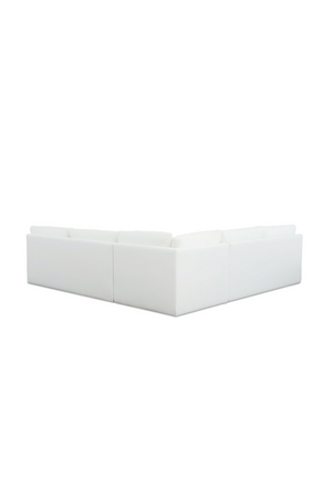 3-Piece White Outdoor Modular Sofa | Novi Living Miles | Oroa.com