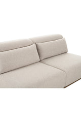Modern European furniture - Cream Fabric Sofa - www.oroa.com