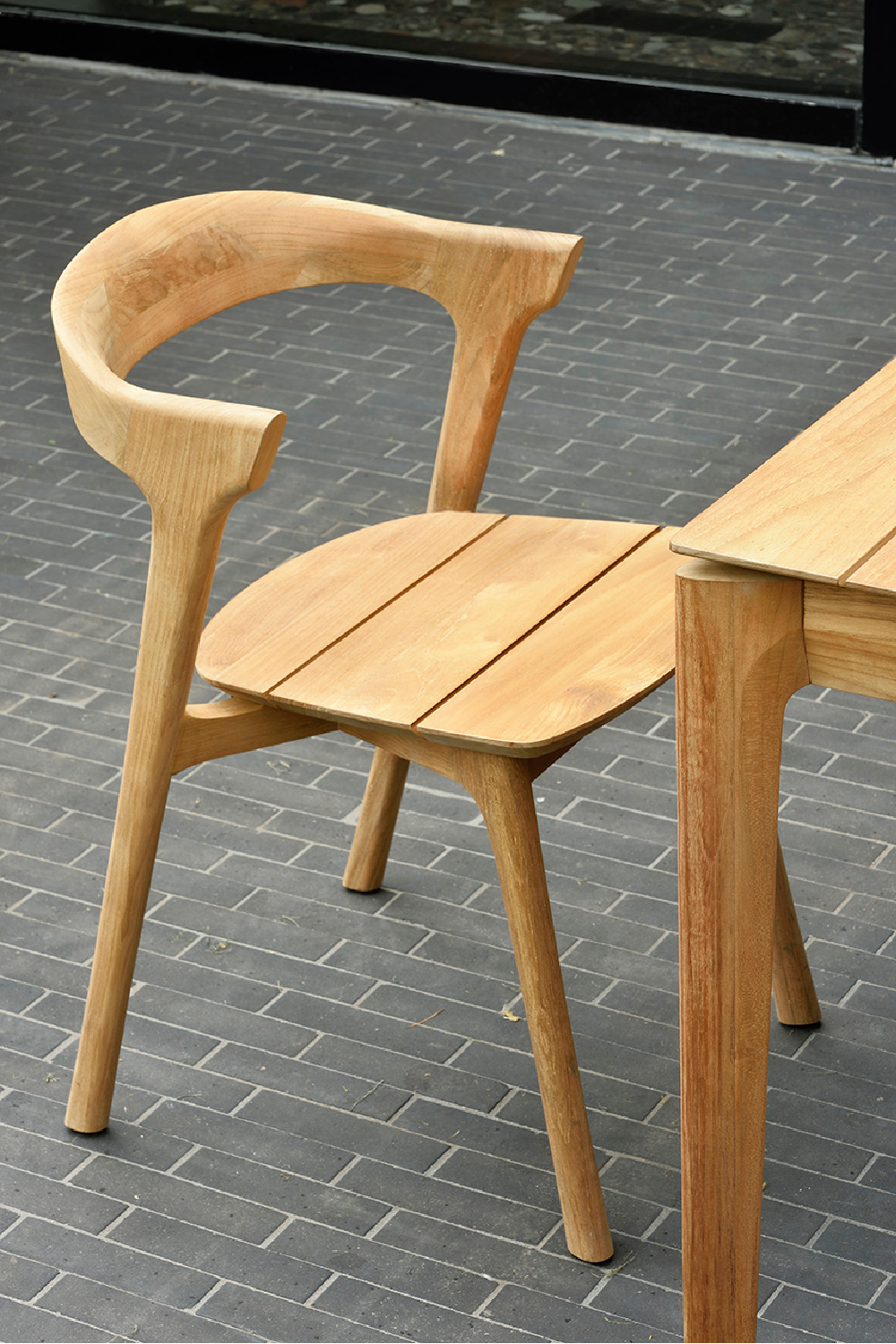 Teak Outdoor Dining Chair | Ethnicraft Bok | Oroa.com