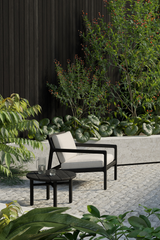 Black Teak 3+ Seater Outdoor Sofa | Ethnicraft Jack | Oroa.com