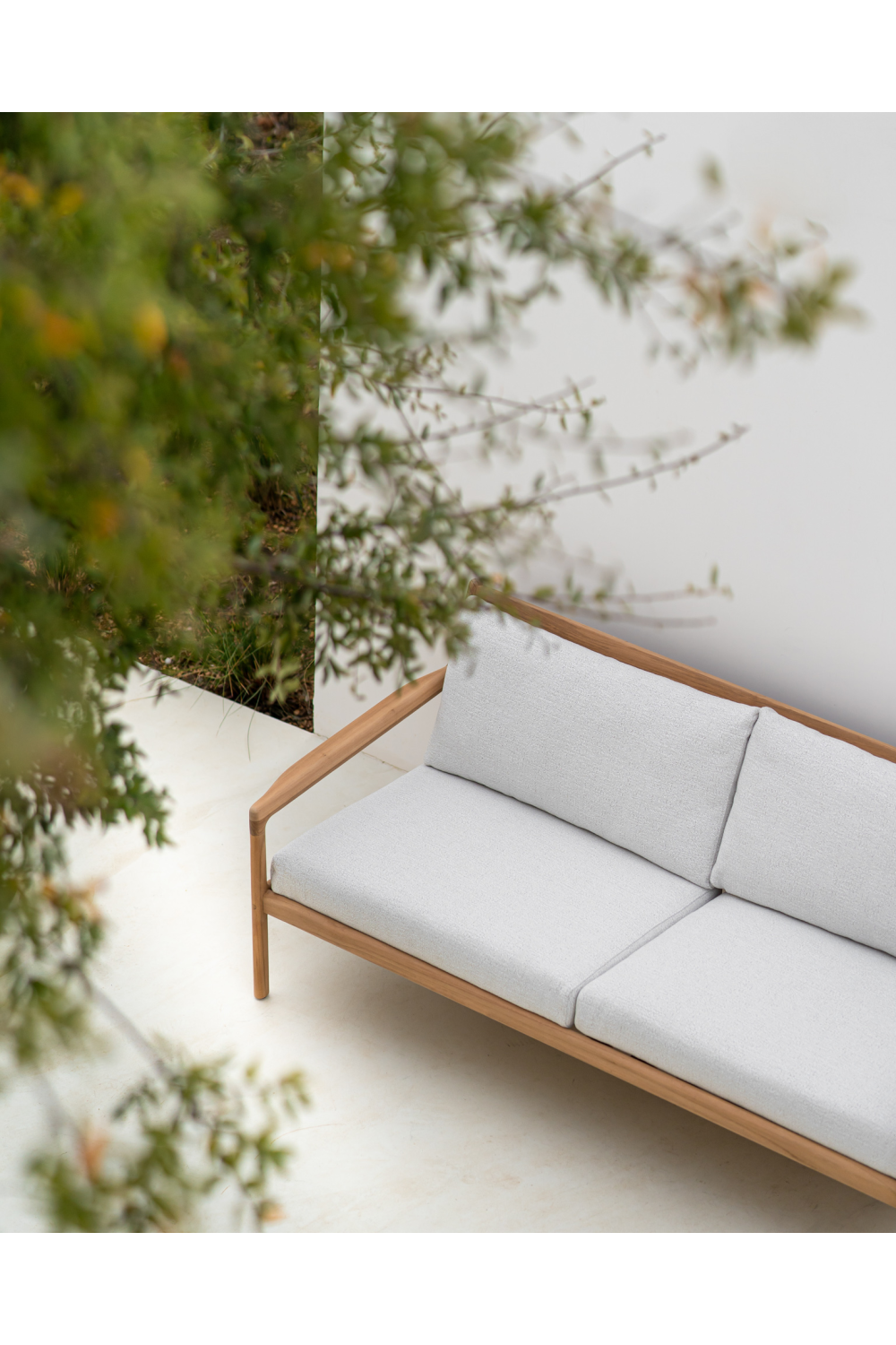 Teak Framed Outdoor Sofa – Jack – teak finish alternate view 27