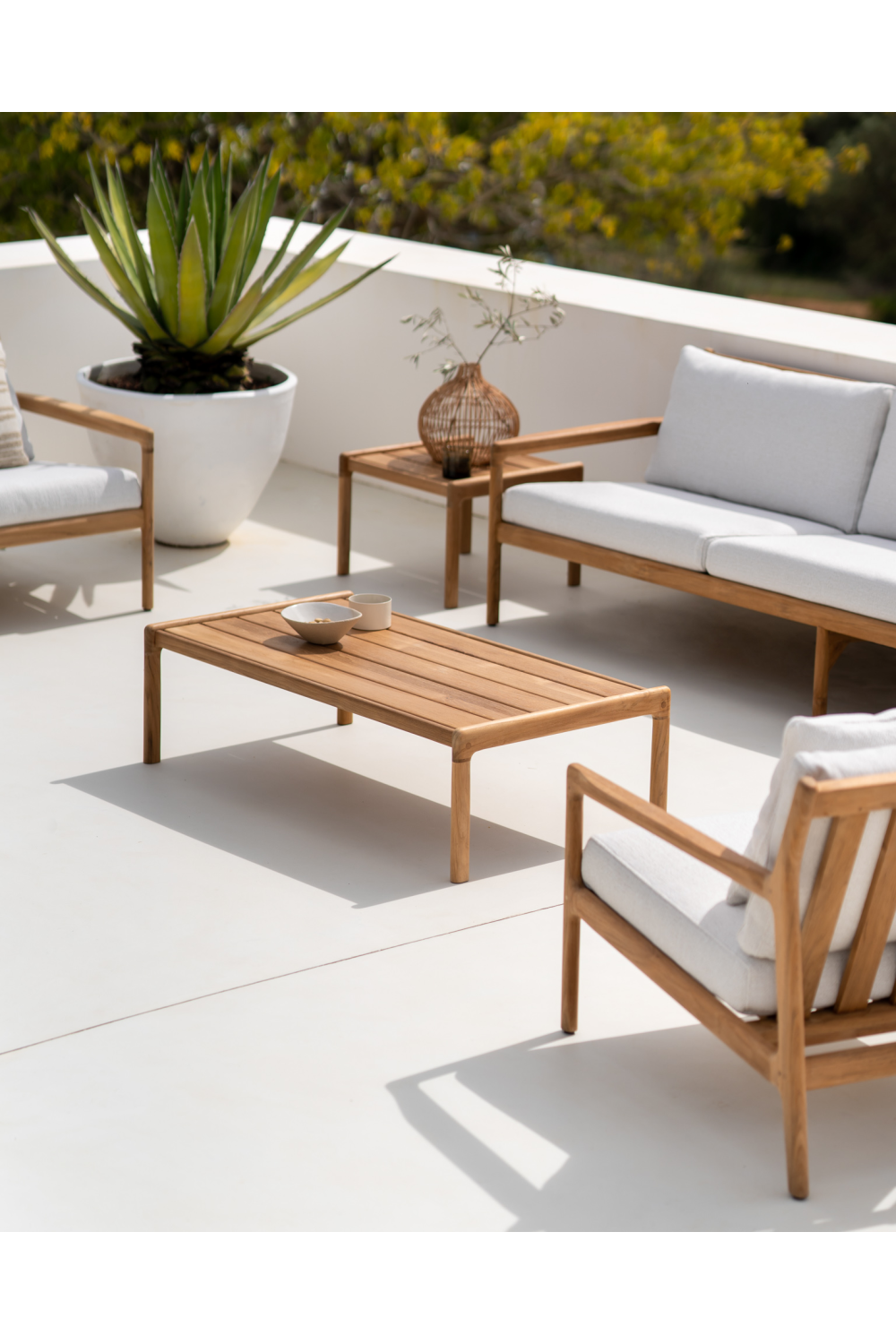 Teak 3+ Seater Outdoor Sofa – Jack – teak finish alternate view 24