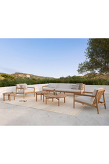 Teak 3+ Seater Outdoor Sofa – Jack – teak finish alternate view 21