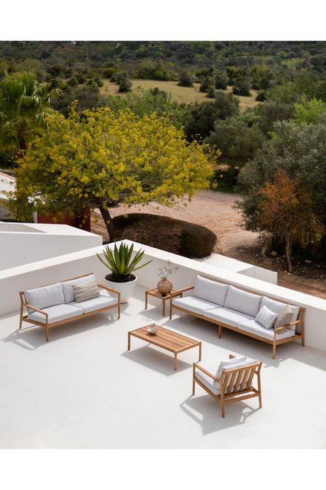 Teak Framed Outdoor Lounge Chair | Ethnicraft Jack | Oroa.com