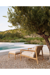 Teak Framed Outdoor Lounge Chair | Ethnicraft Jack | Oroa.com