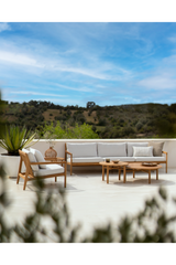 Teak 3+ Seater Outdoor Sofa – Jack – teak finish alternate view 26