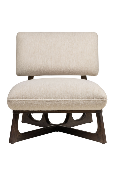 Beige Upholstered Lounge Chair | Versmissen Londa | Oroa.com