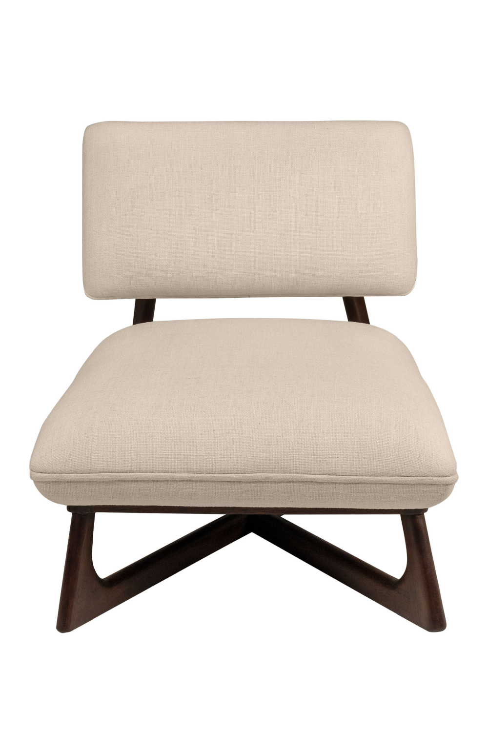 Beige Upholstered Lounge Chair | Versmissen Londa | Oroa.com
