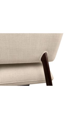 Beige Upholstered Lounge Chair | Versmissen Londa | Oroa.com