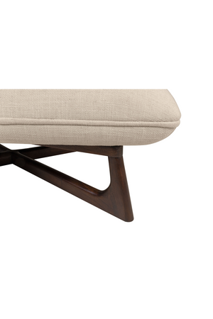 Beige Upholstered Lounge Chair | Versmissen Londa | Oroa.com