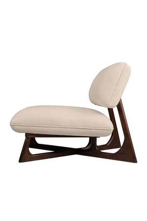 Beige Upholstered Lounge Chair | Versmissen Londa | Oroa.com
