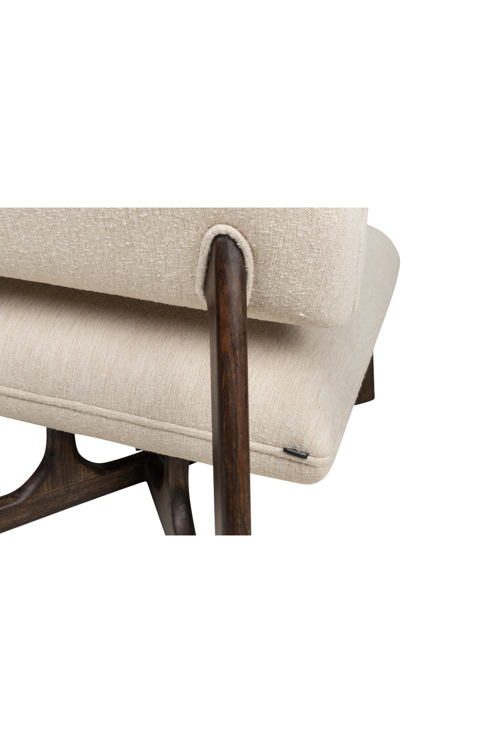 Beige Upholstered Lounge Chair | Versmissen Londa | Oroa.com