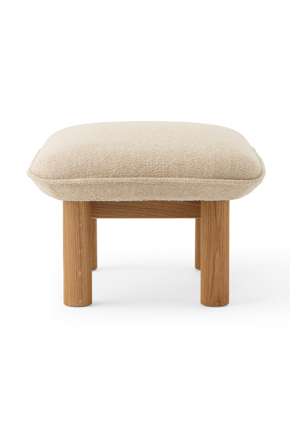 Cushioned Wooden Ottoman | Audo Copenhagen Brasilia