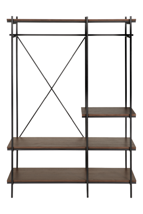Brown Teak Hanging Rack | Ethnicraft Oscar | Oroa.com
