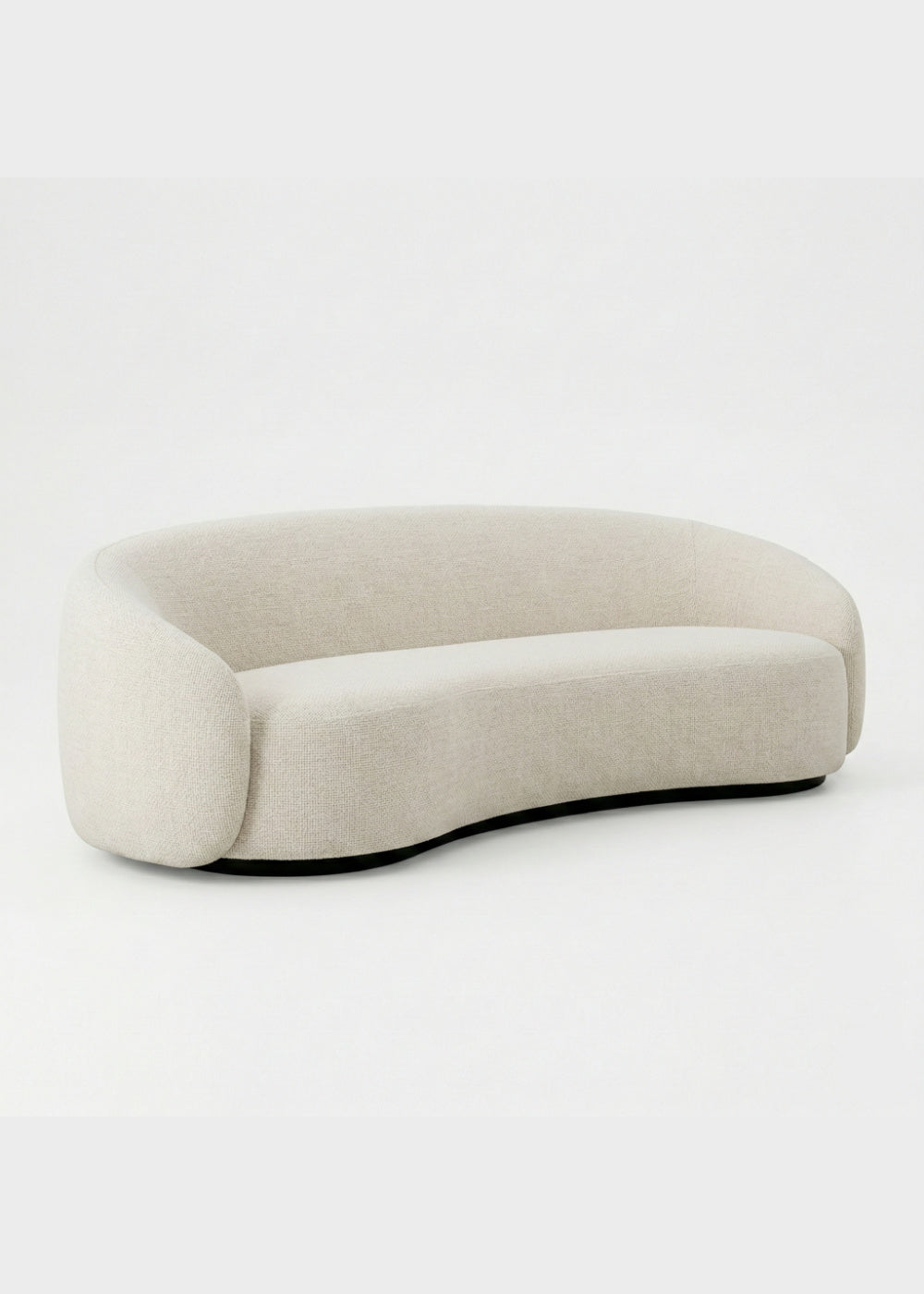 curved off white sofa - www.oroa.com