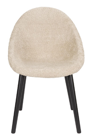 Bouclé Tub Dining Chairs (2) | Dutchbone Fenna | OROA.com
