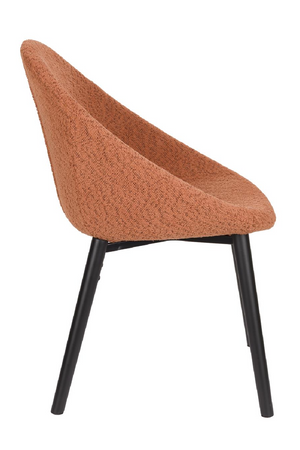 Bouclé Tub Dining Chairs (2) | Dutchbone Fenna | OROA.com
