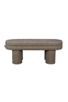 Bouclé Upholstered Bench | Dutchbone Fern | OROA.com
