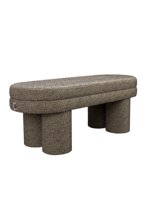 Bouclé Upholstered Bench | Dutchbone Fern | OROA.com
