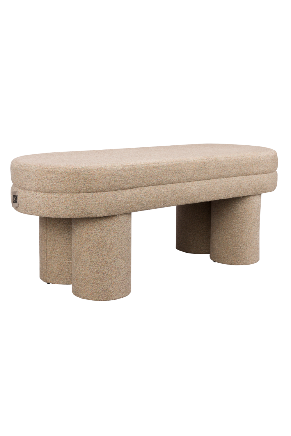 Bouclé Upholstered Bench | Dutchbone Fern | OROA.com
