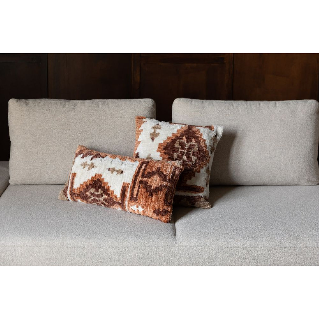   Patterned Woven Fabric Cushion | Oroa.com