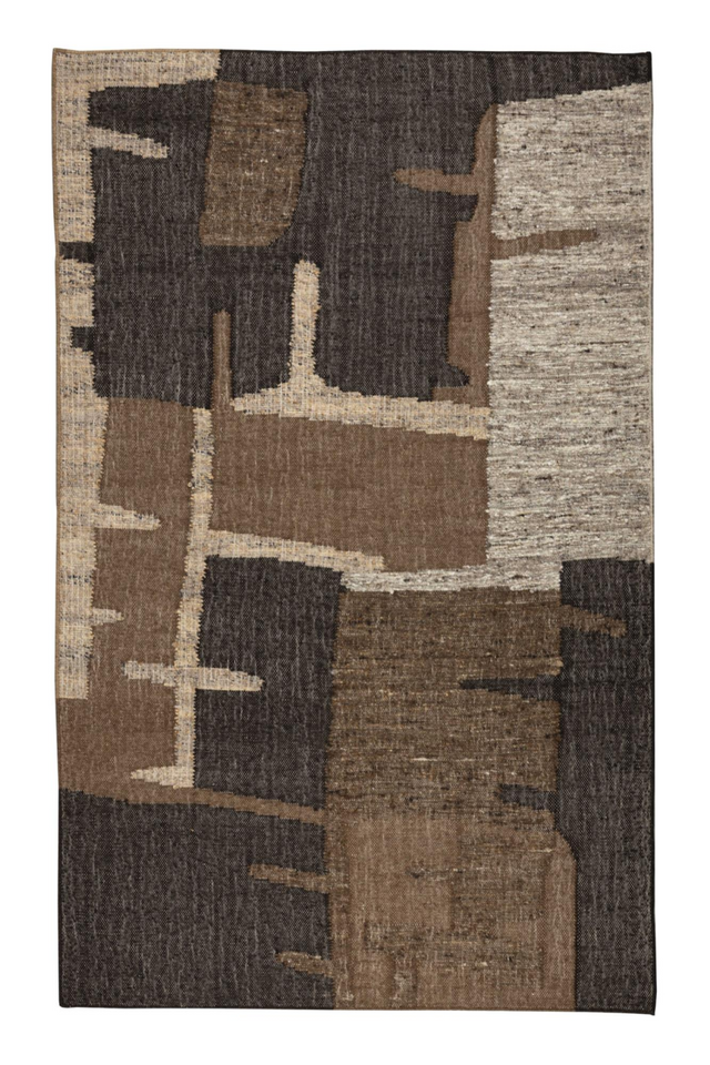 Hand-woven Wool Carpet 6'7" x 10' | Dutchbone Briton | OROA.com
