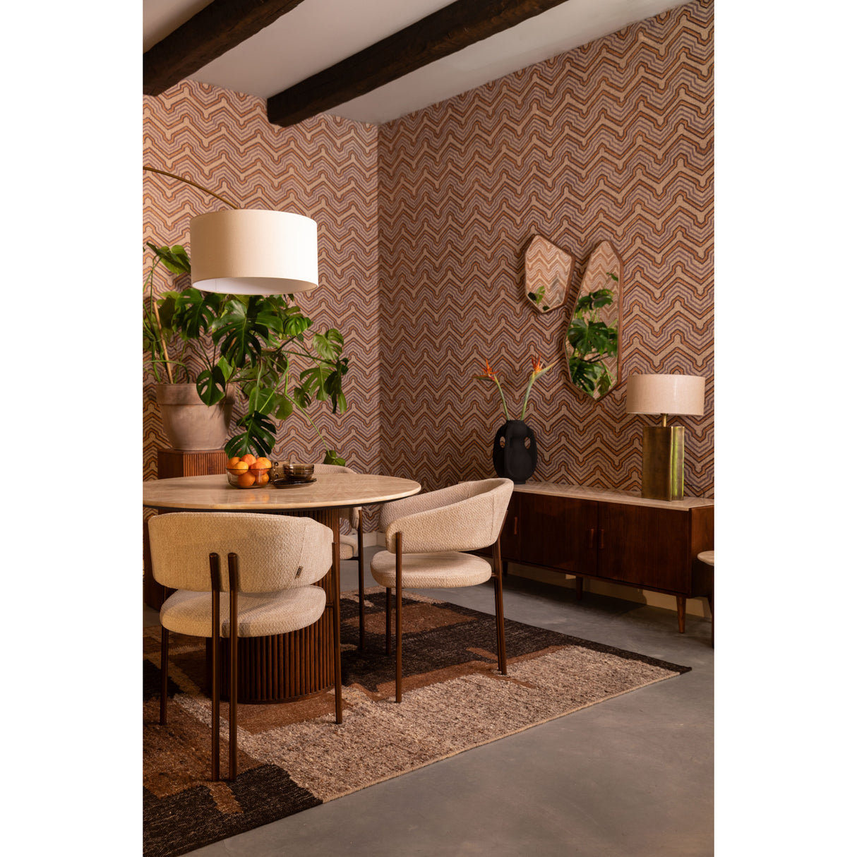   Hand-woven Wool Carpet 6'7" x 10' | Oroa.com