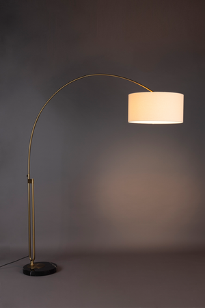 Gold Metal Floor Lamp | Dutchbone Archie | OROA.com
